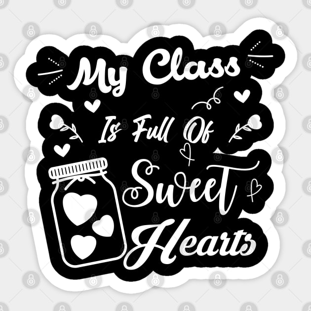 my class full of sweet hearts Sticker by soufibyshop